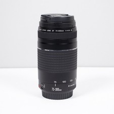 Canon EF 75-300mm f/4-5.6 III Telephoto Zoom Lens w/Both Caps**VERY CLEAN** picture