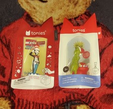 New TONIES (2)  Dr. SUESS : The GRINCH & Dr SEUSS  Audio Characters  NEW SEALED  picture