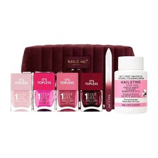 Nails.INC It's Topless 7-Piece Collection With Bag - 1 Step Gel  - $48 MSRP picture