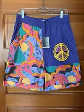 NWT $590 Isabel Marant Men's Small Laverno Printed Shorts Multi Cotton Logo picture