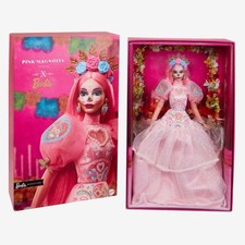 2023 Día De Muertos Barbie x Pink Magnolia Doll HJX16 (NEW IN SHIPPER BOX) picture