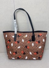 COACH CW450 City Tote in Signature Canvas with Halloween New Outlet picture
