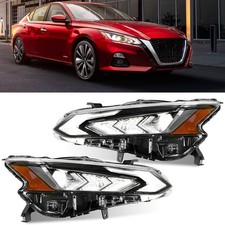 For 19-22 Nissan Altima Full LED Headlights W/ DRL 1Pcs Assembly Pair Clear Lens picture