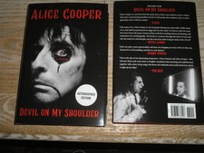 AUTOGRAPHED SIGNED 1st ed Devil on My Shoulder : A Memoir by Alice Cooper NEW HC picture