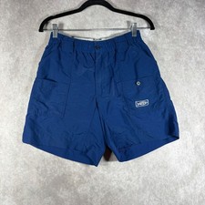 AFTCO Fishing Shorts Mens 28 Blue Bluewater Nylon Outdoor Performance Utility picture