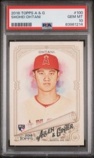 🔥 2018 TOPPS ALLEN & GINTER SHOHEI OHTANI #100 ROOKIE RC GEM MINT PSA 10 🔥 picture