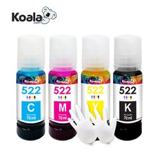 4PK Koala 522 Ink Compatible with T522 ET-4800 ET-2720 ET-4700 2400 2800 2803 picture