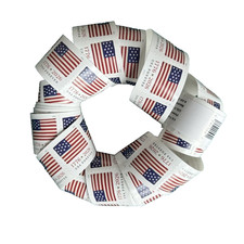 10 Rolls Of 100 2026 U.S. Flag First Class US Postage Stamps 1000PCS picture