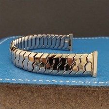 1947 Speidel Golden Knight 10k Gold-Filled Expansion Unused Vintage Watch Band picture