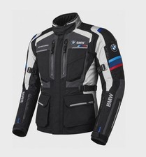BMW Black & White Adventure Touring Motorcycle Jacket | CE Armor Protections picture