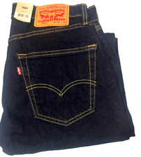 LEVI’S 505 1453 REGULAR STRETCH SET AT WAIST D. BLUE JEANS PANT DENIM NWT MEN'S picture