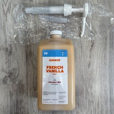 Dunkin Donuts French Vanilla Swirl 64 Oz With Free Pump (RELIABLE) (BEST PRICE) picture