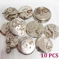 10pcs Watch Movement Parts Mechanical Steampunk Practice Disassemble Repair Kit picture