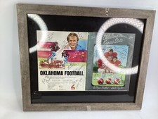 1982 Oklahoma Sooners Team Signed Signatures NCAA picture