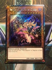 *** DARK MAGICIAN GIRL *** ALTERNATE ART PLATINUM SECRET RARE RA04-EN107 YUGIOH picture