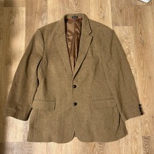 J. Crew Ludlow Blazer Yorkshire Tweed Moon Wool Jacket 46R picture