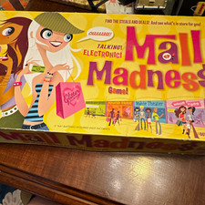 Milton Bradley Mall Madness Talking Electronic Board Game Shopping Ages 9+ 2-4 picture