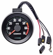 JEGS Factory Style Tachometer, 0-7,000 RPM & 5,500 RPM Redline for 1967 picture
