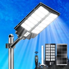LED 11000W Commercial Solar Street Lights Outdoor Dusk to Dawn parking lot light picture
