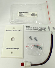 NEW Bodine (2W-ITS) Two-Wire Indicator Light/Test Switch on Wall-Plate PRT00131 picture