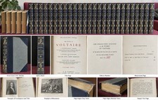 1901 Works of Voltaire Collector’s Edition – 30 Volumes – No. 389 of Only 660 picture