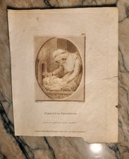 1789 STIPPLE ENGRAVING - London Character Portrait C. Taylor - Parental Fondness picture