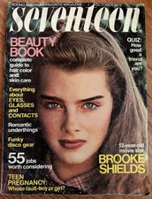 RARE Oct. 1978 SEVENTEEN MAGAZINE Beautiful * BROOKE SHIELDS * GOOD CONDITION  picture