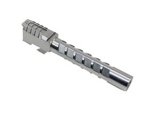 Square Fluted Stainless Optimus Series Flush Cut Barrel for Glock 17 picture