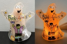 Fenton Crystal Glass Frank & Friends Halloween Ghost Tomb Mummy Figurine LE 2/41 picture