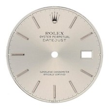 MENS ROLEX DATEJUST SILVER INDEX DIAL - ORIGINAL picture