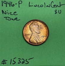 1946-P Lincoln Wheat Cent / Penny 1c BU Uncirculated US Coin picture