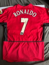 Manchester United 2002-04 Nike Home Shirt Ronaldo #7 Vodafone [XL] Authentic picture
