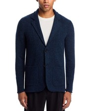 $898 NWT Maurizio Baldassari Wool & Cotton Mélange Sweater Jacket Cardigan 48/S picture