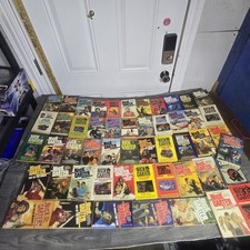 Vtg Nick Carter Spy Novel Paperback Book Lot 50+ picture