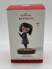 2014 Hallmark Magic Ornament Disney/Pixar Legends Edna Mode Incredibles Sound picture