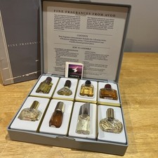 Vtg Avon Demonstrator Set Fine Fragrances 8 Men's -Women's Colognes NOS picture