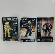 Mega Bloks CALL OF DUTY & HALO 2014/2016 Exclusive Figures Lot of 3 picture