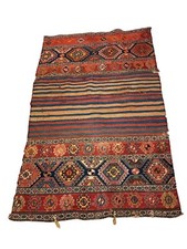5962 Antique and Rare Tribal Caucasian Kuba Kilim 542 by 342 G2U picture