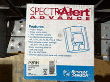System Sensor SpectrAlert Advance P2RH Fire Alarms Horn Strobe Red 2-Wire picture