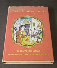 The Ramayana Elizabeth Seeger 1969 First Edition Gordon Laite Illustrated DJ picture