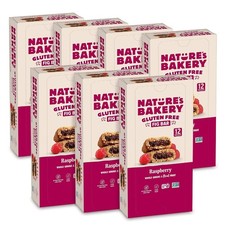7x Nature’s Bakery Gluten Free Raspberry Fig Bars, Real Fruit, 84 count total picture
