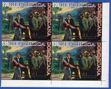 DOMINICAN REPUBLIC, 2011, MI # BL 59, BLOCK OF 4, IMPERFORATED, MNH picture