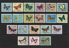 [ Portugal - Mozambique 1953 - Butterflies ] complete used set picture