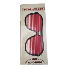 Vintage NOS Cardboard Windshield Visor Auto-Shade 1986 Sunshade Beach Sunglasses picture