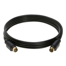 S Video 6FT Cable 4 Pin M/M SVHS, DVD, VCR Male to Male S-Video Cord picture
