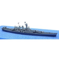 1PC 22cm 1/1000 WWII USS Washington BB-56 Battleship Model W/Display Stand picture