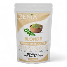 Zenia Organic Henna Hair Color  Dye BLONDE  100g picture