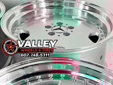 19” MERCEDES BENZ AMG MONOBLOCK silver3 w lip OEM GLOSS Silver  WHEELS RIMS SET picture