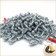 30Pcs/60Pcs/90Pcs Button Rivet Locking Nuts Set M4 M5 M6 picture