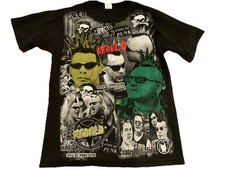 Rebel’d Punk Band T-Shirt 25 Double-Sided Graphic Size Large Rare Latin Hardcore picture